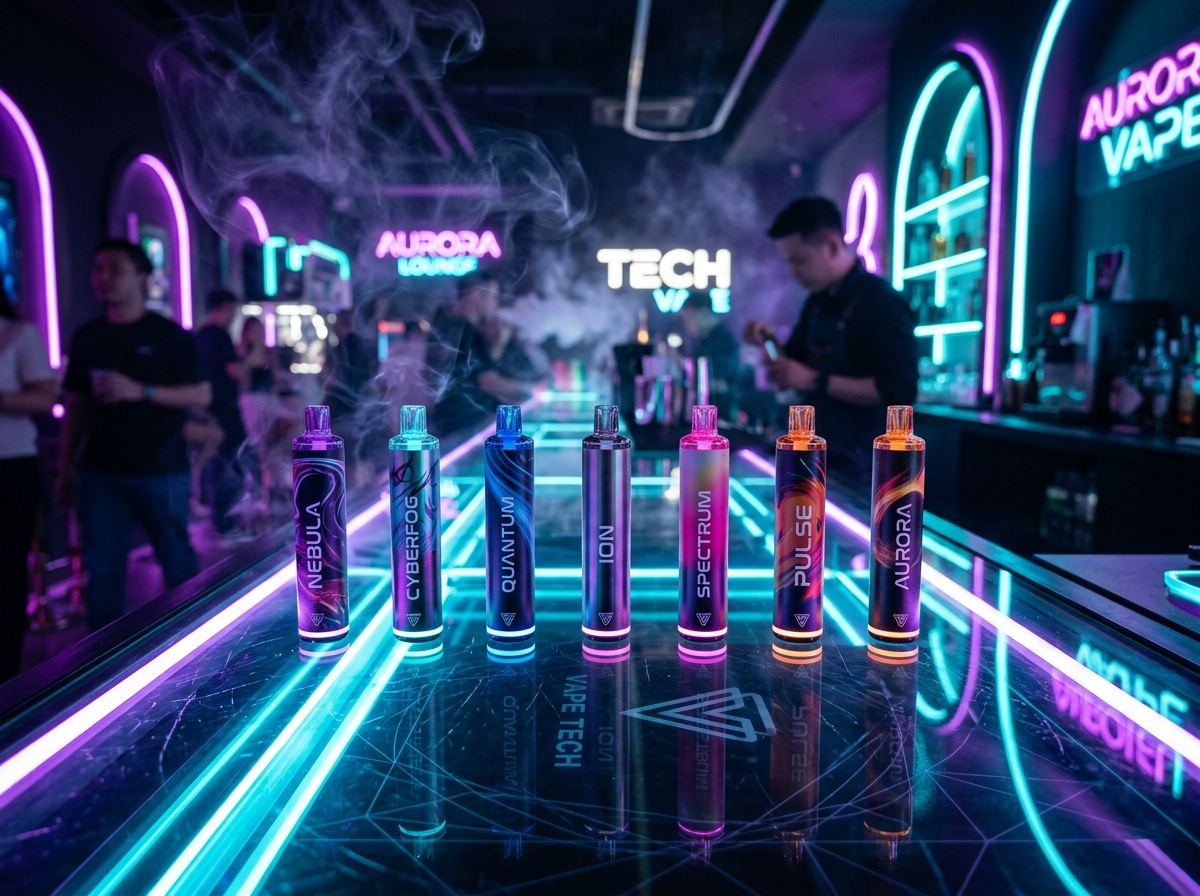 Huge collection of disposable vapes at Forever Vapes
